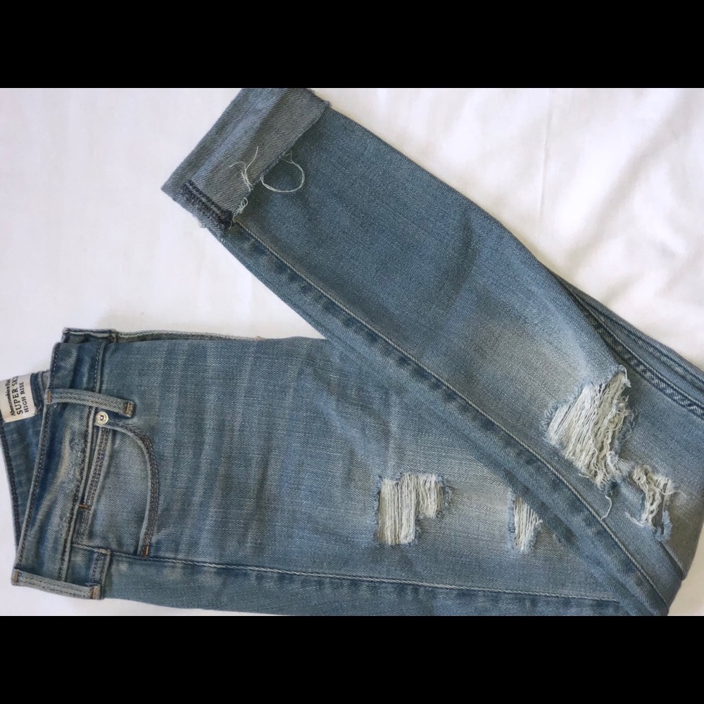 Distressed Denim jean